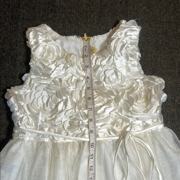 Girl's Flower Girl Wedding Dress sz 9-10 EUC - Picture 8 of 13